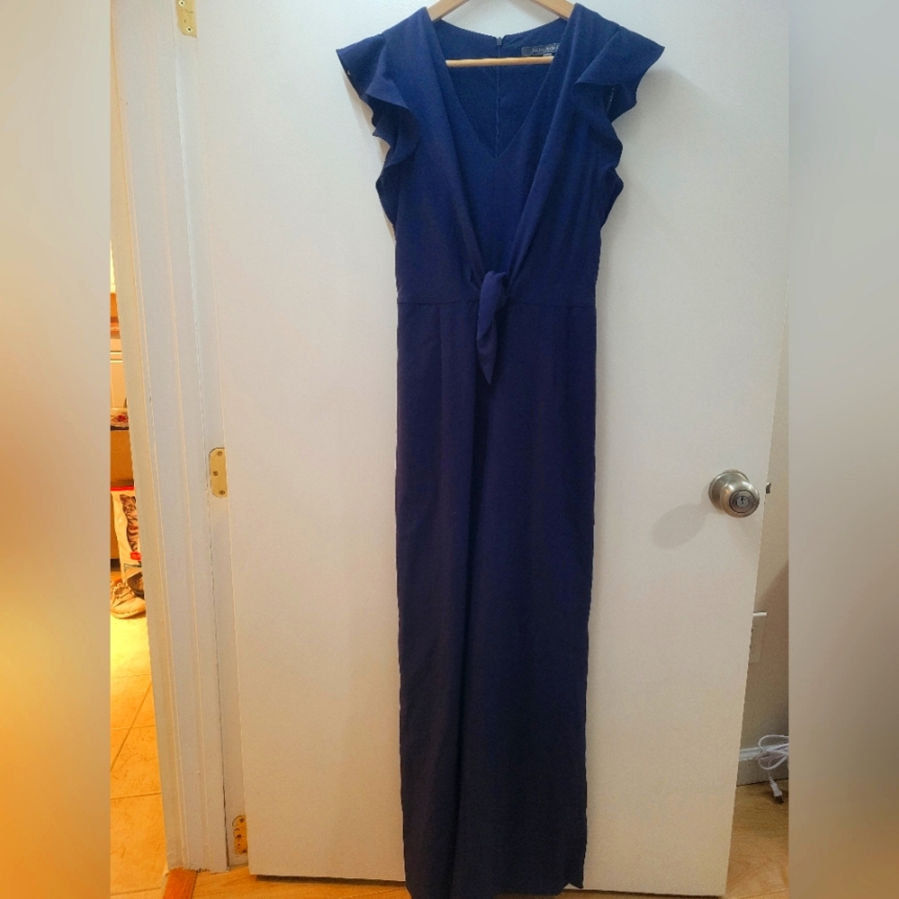 Navy holiday romper